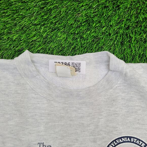 Vintage 80s Penn-State Sweatshirt Large 22x26 Nittany-Lions - Picture 9 of 14